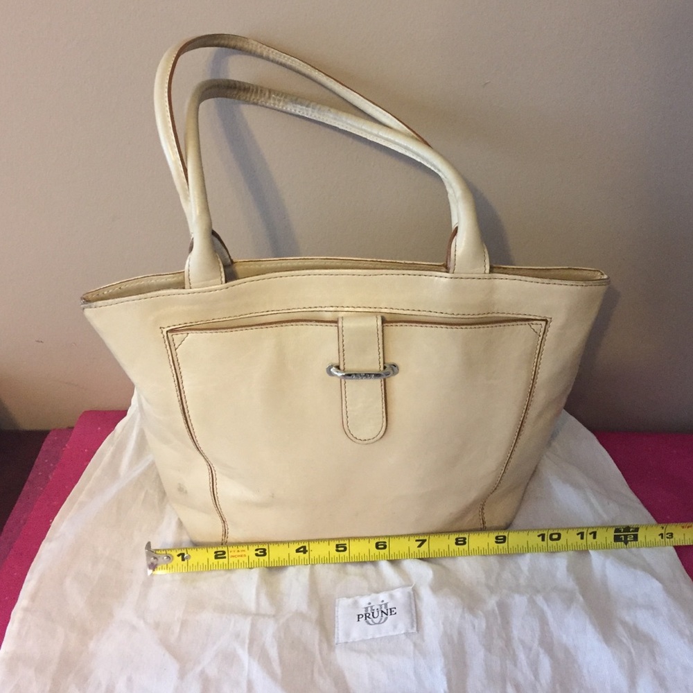 Authentic Prune nude leather bag from Argentina!